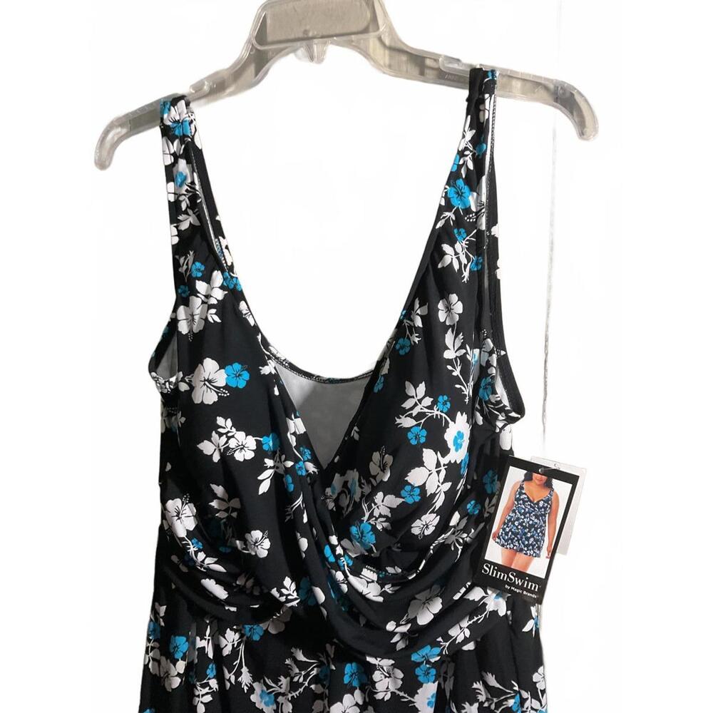 SlimSwim Floral Swim Dress by Magic Brands 2X NWT - Picture 4 of 13